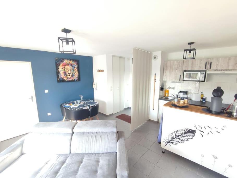 Ferienwohnung T2 Avec Jardin Proche Aeroport, Airbus, Meet Daux Exterior foto